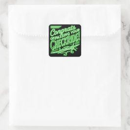 おめでとうのチェックライド通過！ スクエアシール