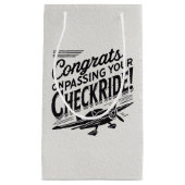 おめでとうのチェックライド通過！ スモールペーパーバッグ (正面)