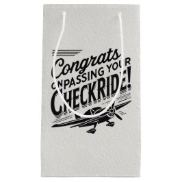 おめでとうのチェックライド通過！ スモールペーパーバッグ