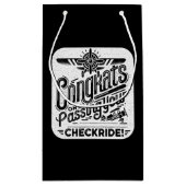 おめでとうのチェックライド通過！ スモールペーパーバッグ (裏面)