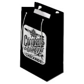 おめでとうのチェックライド通過！ スモールペーパーバッグ (裏面アングル)