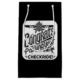 おめでとうのチェックライド通過！ スモールペーパーバッグ