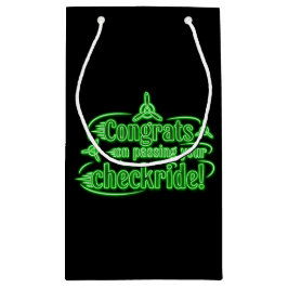 おめでとうのチェックライド通過！ スモールペーパーバッグ