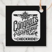 おめでとうのチェックライド通過! フェイバータグ (裏面)