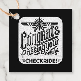 おめでとうのチェックライド通過！ フェイバータグ