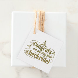 おめでとうのチェックライド通過！ フェイバータグ