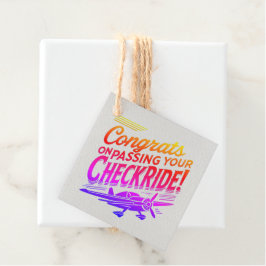 おめでとうのチェックライド通過！ フェイバータグ