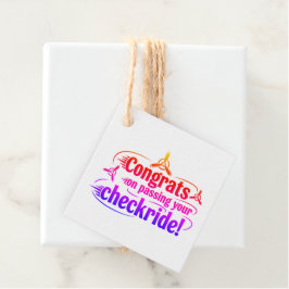 おめでとうのチェックライド通過！ フェイバータグ