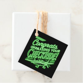 おめでとうのチェックライド通過！ フェイバータグ