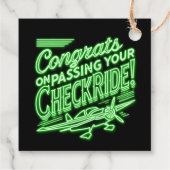 おめでとうのチェックライド通過！ フェイバータグ (裏面)