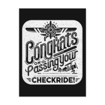 おめでとうのチェックライド通過!