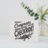 おめでとうのチェックライド通過！ ポストカード (スタンド正面)