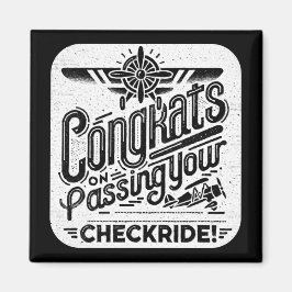 おめでとうのチェックライド通過！ マグネット