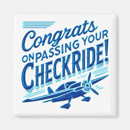 おめでとうのチェックライド通過！ マグネット