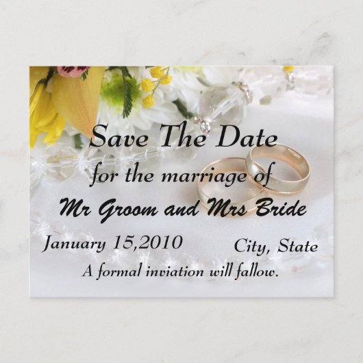 おめでとうのポストカードを救う 案内ポストカード (正面)