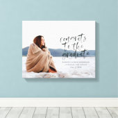 おめでとうの写真キャンバス キャンバスプリント (インサイチュ (ウッドフロア))