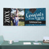 おめでとうの卒業写真への任意の年 横断幕 (トレードショー)