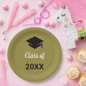 おめでとうの卒業式の上限クラス（任意の年） ペーパープレート (パーティー)