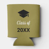 おめでとうの卒業式の上限クラス（任意の年） 缶クーラー (裏面)