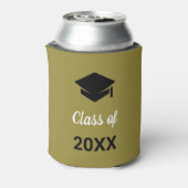 おめでとうの卒業式の上限クラス（任意の年） 缶クーラー (缶裏面)
