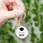 おめでとうの卒業式クラス任意の年の卒業式キャップ キーホルダー (手)