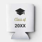 おめでとうの卒業式クラス任意の年の卒業式キャップ 缶クーラー (裏面)