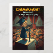 おめでとうの卒業式 – 笑顔の少年オンステージ シーズンカード (正面/裏面)