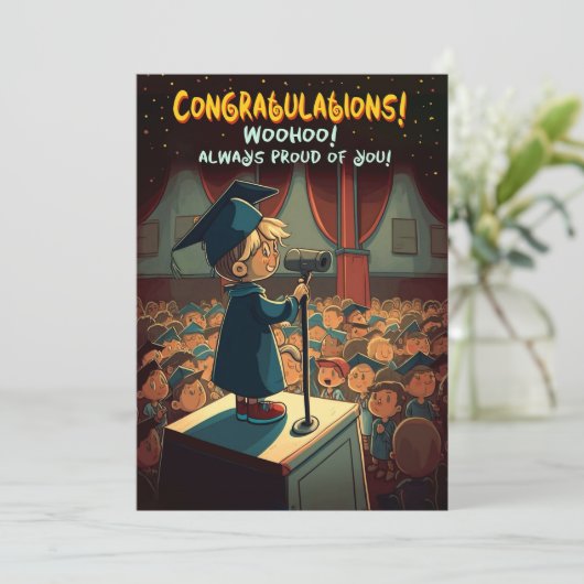 おめでとうの卒業式 – 笑顔の少年オンステージ シーズンカード (スタンド正面)