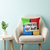おめでとうの卒業生の陽気で多彩な卒業パーティー クッション (椅子)
