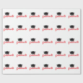 おめでとうの卒業生 ラッピングペーパー (フラット)