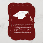 おめでとうの卒業証書 (正面/裏面)