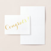 おめでとうの原稿 箔カード (ディスプレー)