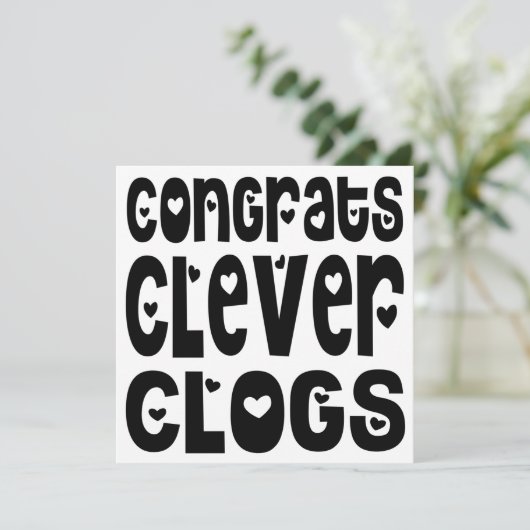 おめでとうの巧妙なログ文字ハートの卒業試験 (スタンド正面)