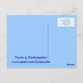 おめでとうの幼稚園。 ポストカード (裏面)