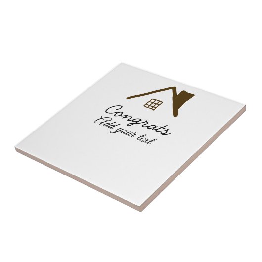 おめでとうの新しい家実在主地就任t タイル (側面)