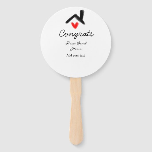 おめでとうの新しい家実在主地就任t ハンドファン (正面)