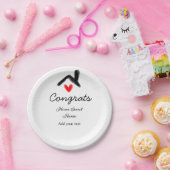 おめでとうの新しい家実在主地就任t ペーパープレート (パーティー)