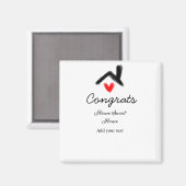 おめでとうの新しい家実在主地就任t マグネット (正面/裏面)