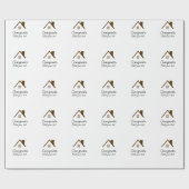 おめでとうの新しい家実在主地就任t ラッピングペーパー (フラット)