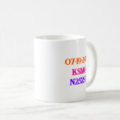 おめでとうの最初のソロフライトコーヒーマグ コーヒーマグカップ (正面右)