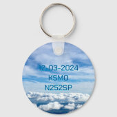 おめでとうの最初の単独飛行 キーホルダー (裏面)