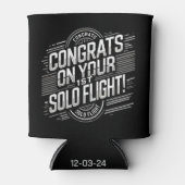 おめでとうの最初の単独飛行 缶クーラー (正面)