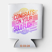 おめでとうの最初の単独飛行 缶クーラー (正面)