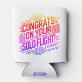 おめでとうの最初の単独飛行 缶クーラー (裏面)