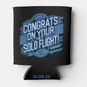 おめでとうの最初の単独飛行 缶クーラー (正面)