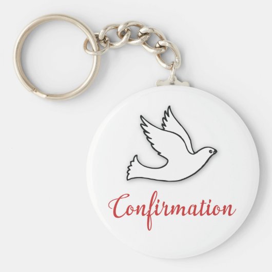 おめでとうの確認金ゴールド、赤 キーホルダー (正面)