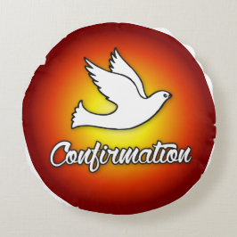 おめでとうの確認金ゴールド、赤 ラウンドクッション