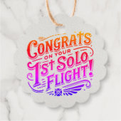 おめでとうの第1回ソロ飛行！ フェイバータグ (裏面)