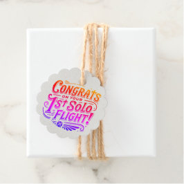 おめでとうの第1回ソロ飛行！ フェイバータグ