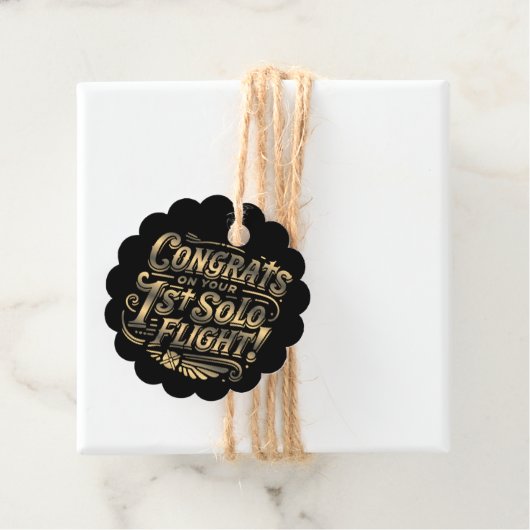 おめでとうの第1回ソロ飛行！ フェイバータグ (インサイチュ)